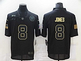Nike Giants 8 Daniel Jones Black 2020 Salute To Service Limited Jersey,baseball caps,new era cap wholesale,wholesale hats